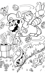 Super Mario Bross para Colorear