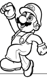 Super Mario Bross para Colorear