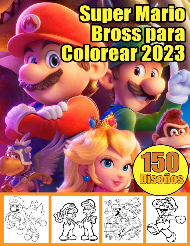 Pdf Imprimible Para Colorear: 150 Super Mario Bros