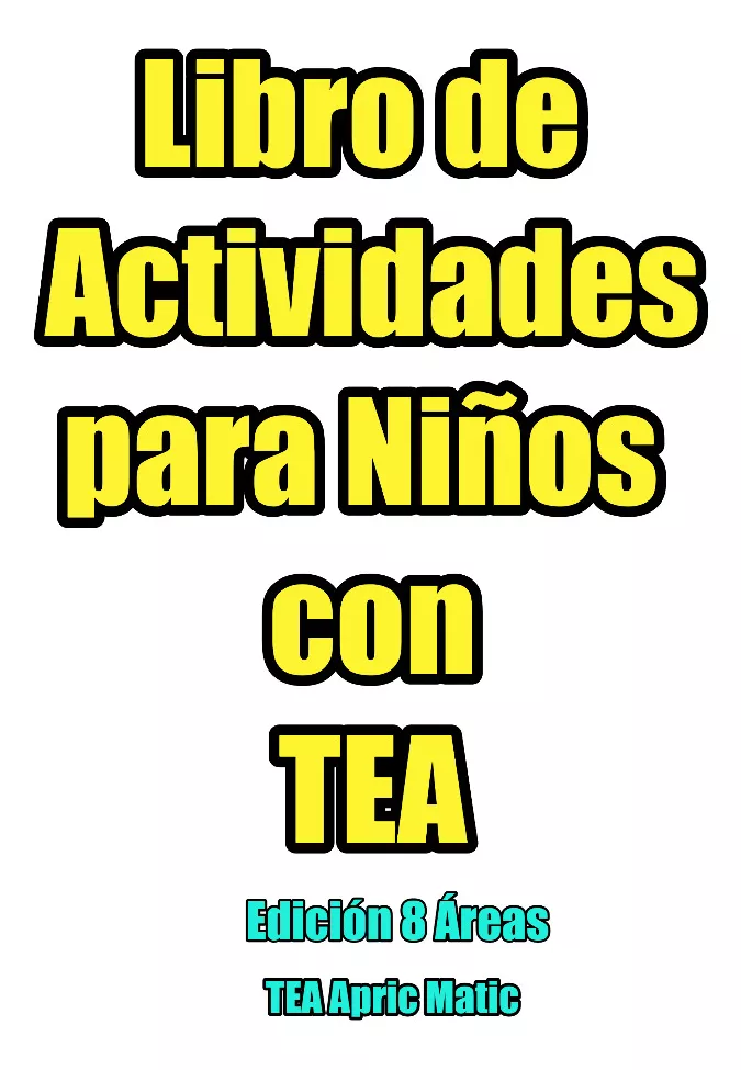 Pdf Imprimible Actividades Para Tea Edición 8 Áreas