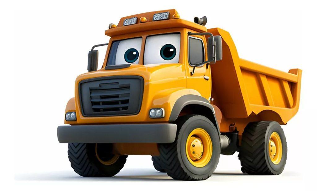 Pdf Para Colorear Camiones Camionetas Y Tractores para Niños