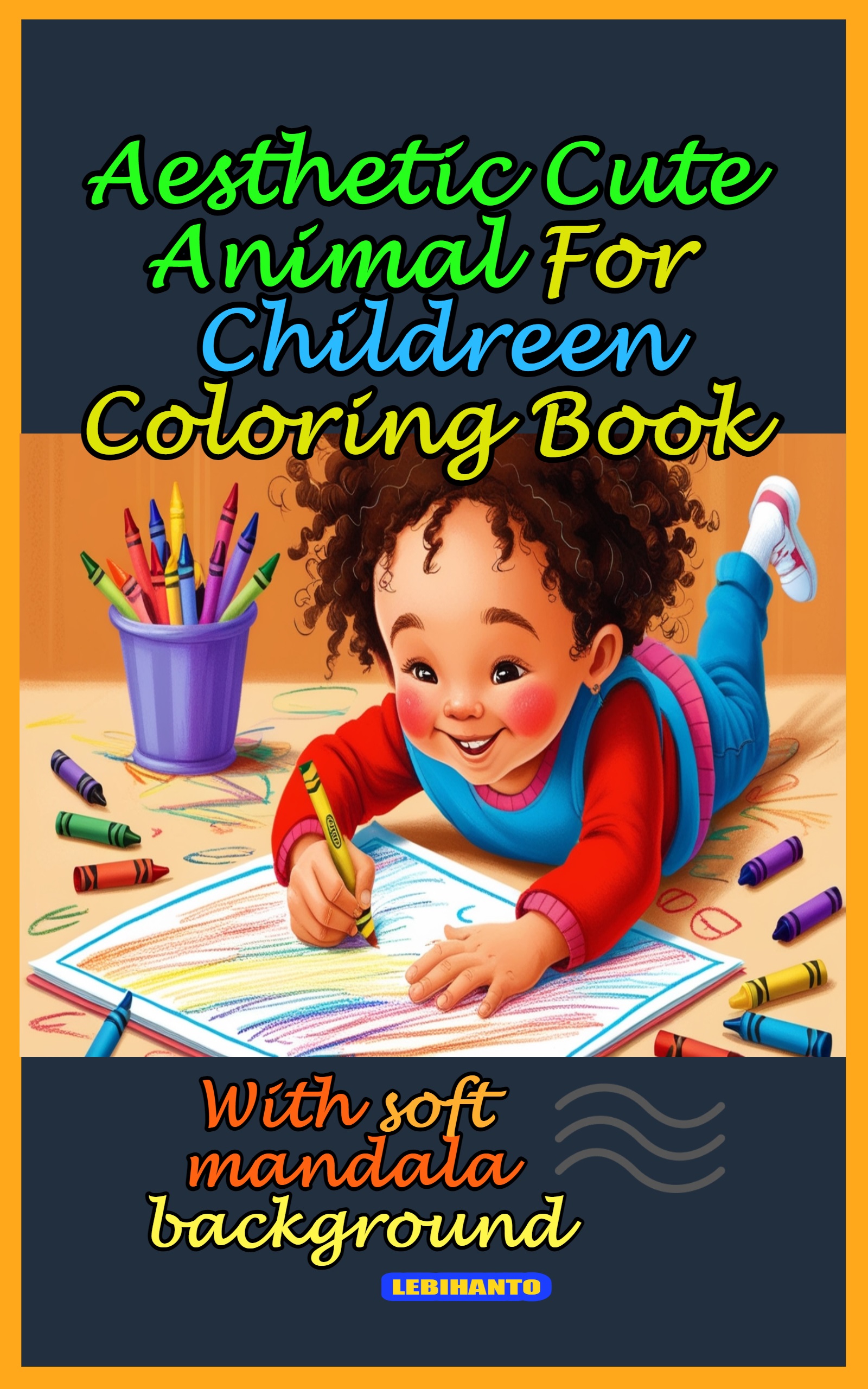 Aesthetic-Cute-Animal-For-Childreen-Coloring-Book-Libro-Para-Colorear-De-Animales-Simpaticos-Para-Ninos